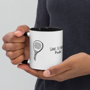 Game | Set | Match | Padel - Mug with Colour Inside